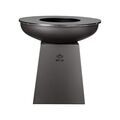 WHITE FIRE Barbecue 99 cm Acier Corten Noir