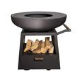 Petit &eacute;lectrom&eacute;nager sur Brignais : WHITE FIRE Barbecue 94.5 cm Acier Corten Noir - Nomad