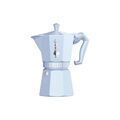 Petit &eacute;lectrom&eacute;nager sur Brignais : BIALETTI Cafeti&egrave;re italienne 6 tasses Bleu Pastel - Moka Exclusive