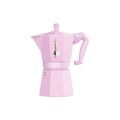 Petit &eacute;lectrom&eacute;nager sur Brignais : BIALETTI Cafeti&egrave;re italienne 6 tasses Rose Pastel - Moka Exclusive