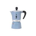 BIALETTI Cafeti&egrave;re italienne 6 tasses Bleu Azur - Rainbow