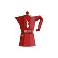 Petit &eacute;lectrom&eacute;nager sur Brignais : BIALETTI Cafeti&egrave;re italienne 6 tasses Rouge - Moka Exclusive