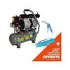 LACME Compresseur silencieux portable 6l - 3,6 m�/h compresseur silencieux portable 6l - 3,6 m�/h 14 kg 1 pack(s) de 3 pi&egrave;ce(s) 8 bar 6 litre(s) 0.75 cv mob