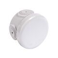 Electricit&eacute; sur Annecy : Bo&icirc;te de d&eacute;rivation &eacute;tanche 1 pi&egrave;ce(s) bo&icirc;te &eacute;tanche ronde � 70 mm profondeur 40 mm rond 70 mm 40 mm - debflex
