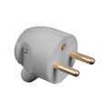 Electricit&eacute; sur Annecy : Fiches m&acirc;les 2p+t 16 a fiche m&acirc;le 10/16 a gris gris 1 pi&egrave;ce(s) m&acirc;le 16 a 2p+t 230 v sortie inf&eacute;rieure - debflex