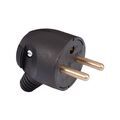 Electricit&eacute; sur Annecy : Fiches m&acirc;les 2p+t 16 a fiche m&acirc;le 10/16 a noir noir 1 pi&egrave;ce(s) m&acirc;le 16 a 2p+t 230 v sortie inf&eacute;rieure - debflex