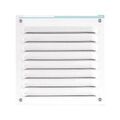 Grilles m&eacute;talliques &agrave; persiennes grille persiennes 100 x 100 mm alu blanc a/m 1 pi&egrave;ce(s) - autogyre