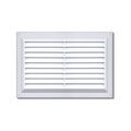 Electricit&eacute; sur Annecy : Grilles en applique grille simple avec moustiquaire 260 x 165 mm blanche 1 pi&egrave;ce(s) - autogyre