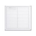 Electricit&eacute; sur Annecy : Grilles en applique grille simple avec moustiquaire 260 x 240 mm blanche 1 pi&egrave;ce(s) - autogyre
