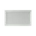 Electricit&eacute; sur Annecy : Grilles &agrave; encastrer grille menuis. avec moustiq. 175 cm� 334 x 186 mm blanche 1 pi&egrave;ce(s) - autogyre