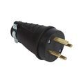 Fiche et prolongateur 3p+t 20 a fiche caoutchouc 3p+t &agrave; sortie droite noir 1 pi&egrave;ce(s) m&acirc;le 250 v 20 a 3p+t sortie droite - legrand snc