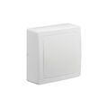 Electricit&eacute; sur Annecy : Prise en saillie blok blanc 1 pi&egrave;ce(s) sortie de c&acirc;ble / d&eacute;rivation blok blanc monobloc 1 en saillie sortie de c&acirc;ble standard - debflex