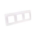 Plaque triple blanc brillant casual plaque triple blanc brillant casual 1 pi&egrave;ce(s) - debflex
