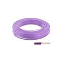 Electricit&eacute; sur Annecy : Fil rigide ho7 vu violet 1 bobine(s) de 100 m&egrave;tre(s) lin&eacute;aire fil &acirc;me rigide ho7 vu 1,5mm� violet h07v-u pvc 1,5 mm� 100.00 m - cofalog
