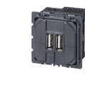 Appareillage &agrave; encastrer sur Seyssins : M&eacute;canisme de prise chargeur USB double Legrand C&eacute;liane