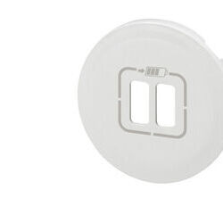 Centre de chargeur USB double blanc Legrand C&eacute;liane