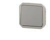 Interrupteur va-et-vient simple Legrand Plexo? gris composable