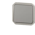 Poussoir lumineux Legrand Plexo? gris composable