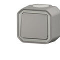 Interrupteur va-et-vient simple Legrand Plexo? gris complet