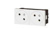 Bloc de prise de courant double 16A 2P+T Legrand Mosaic surface