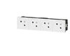 Bloc de prise de courant quadruple 16A 2P+T Legrand Mosaic surface