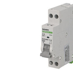 Disjoncteur modulaire phase neutre 40A courbe C 6kA Noark Ex9PN-N
