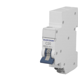 Disjoncteur phase neutre automatique 20A courbe C 4.5kA Eur'Ohm RX Protect
