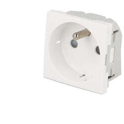 Prise de courant 16A 2P+T automatique Efapel Quadra & Latina (45x45)