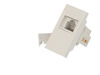 Prise t&eacute;l&eacute;phone RJ11 � module Efapel Quadra & Latina (45x45)