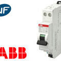 Disjoncteur modulaire phase neutre 10A 4.5kA automatique ABB
