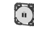 Prise USB double type C Legrand Dooxie? &agrave; composer