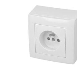 Prise &eacute;lectrique blanche Efapel Logus 90