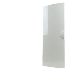Porte blanche pour coffret 4 rang&eacute;es Hager Gamma13