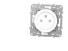 SCHNEIDER ELECTRIC Prise de courant 2P+T 16A affleurante 2 connexions par p&ocirc;le blanche Schneider Odace
