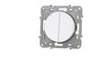 SCHNEIDER ELECTRIC Interrupteur va-et-vient double blanc Schneider Odace