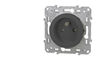 SCHNEIDER ELECTRIC Prise de courant 2P+T 16A 2 connexions par p&ocirc;le anthracite Schneider Odace