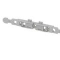 Support de fixation borne Wago inline 1 voie
