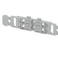 Support de fixation borne Wago inline 2 voies
