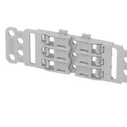 Support de fixation borne Wago inline 3 voies