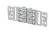 Support de fixation borne Wago inline 4 voies