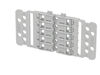 Support de fixation borne Wago inline 5 voies