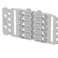 Support de fixation borne Wago inline 5 voies
