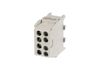 bis-electric Bornier gris enclipsable sur rail DIN pour c&acirc;ble Phase