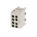 bis-electric Bornier gris enclipsable sur rail DIN pour c&acirc;ble Phase