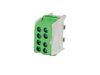 bis-electric Bornier vert enclipsable sur rail DIN pour c&acirc;ble Terre