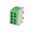 bis-electric Bornier vert enclipsable sur rail DIN pour c&acirc;ble Terre