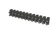 SOLERA Barrette de connexion "domino" 12 entr&eacute;es 16mm� noire