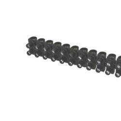SOLERA Barrette de connexion "domino" 12 entr&eacute;es 25mm� noire