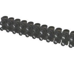 SOLERA Barrette de connexion "domino" 12 entr&eacute;es 25mm� noire 10