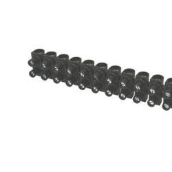 SOLERA Barrette de connexion "domino" 12 entr&eacute;es 6mm� noire 10